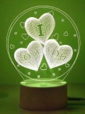 Đèn I LOVE YOU 0